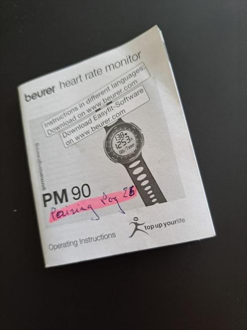 beurer hartslagmeter bijna niet gebruikt, Sport en Fitness, Hartslagmeters, Zo goed als nieuw, Overige merken, Met borstriem, Waterdicht