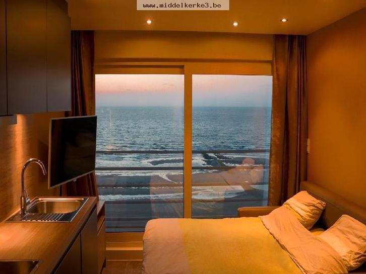 studio avec coin à coucher et vue sur la mer à Middelkerke, Immo, Résidences secondaires à vendre, Province de Flandre-Occidentale