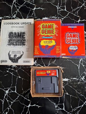 Game Genie Super Nintendo Complet en boîte !