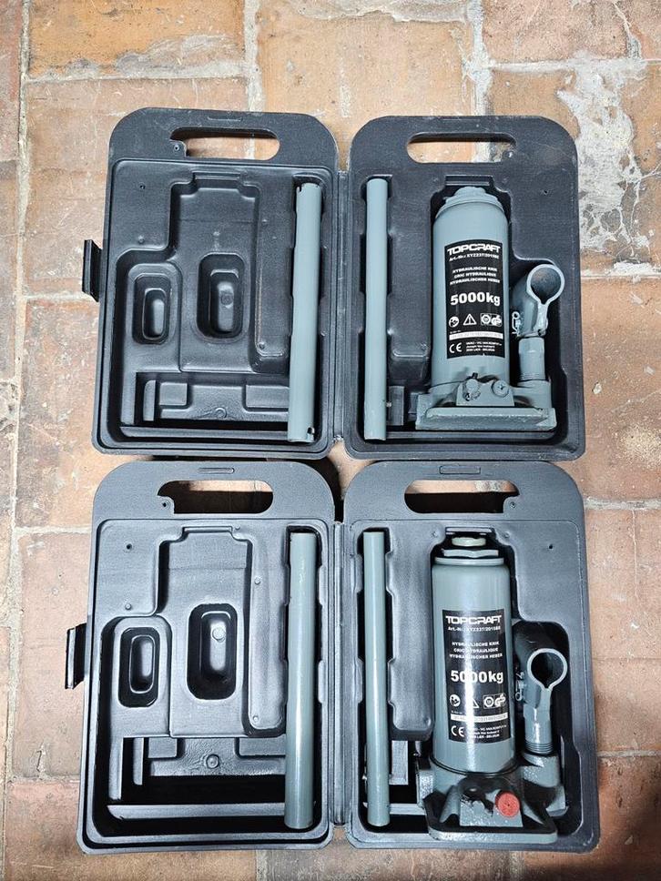Cric hydraulique TOPCRAFT – 5000 kg, Autos : Pièces & Accessoires, Petit matériel