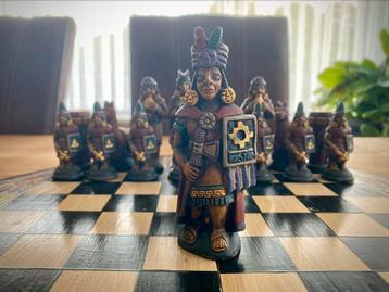 Vintage Peruvian Chess Set