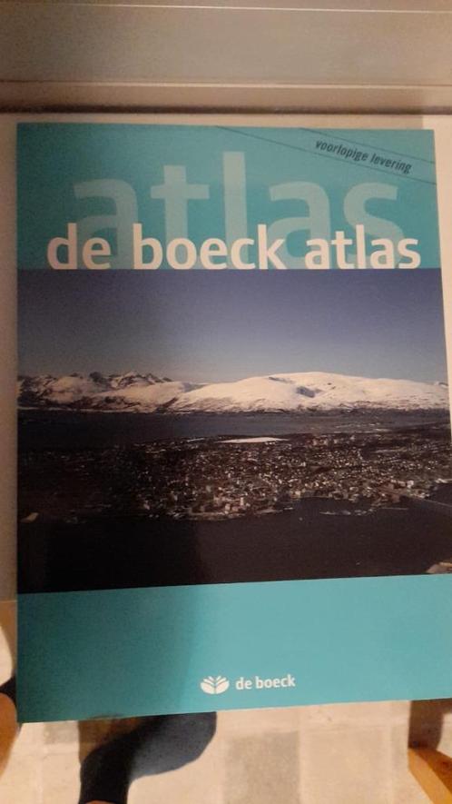 Atlas de Boeck zachte cover "zonder franje" nieuw, Boeken, Atlassen en Landkaarten, Nieuw, Overige atlassen, Wereld, 2000 tot heden