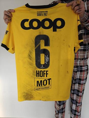 Lillestrom matchwornshirt Hoff met certificaat beschikbaar voor biedingen