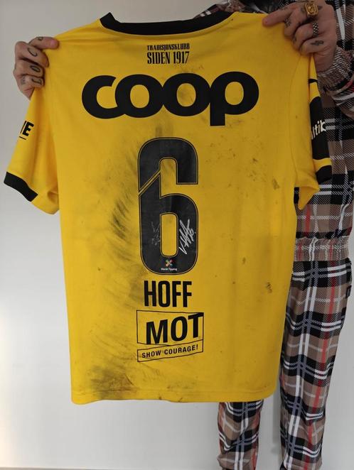 Lillestrom matchwornshirt Hoff met certificaat, Verzamelen, Sportartikelen en Voetbal, Shirt, Ophalen of Verzenden