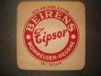 *Tapis à bière Beirens Wommelgem 2 : R/F : 96 x 96 mm, Enlèvement ou Envoi, Utilisé, Sous-bock