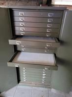 Laden kast, 5 laden of meer, Ophalen, Zo goed als nieuw, Metaal