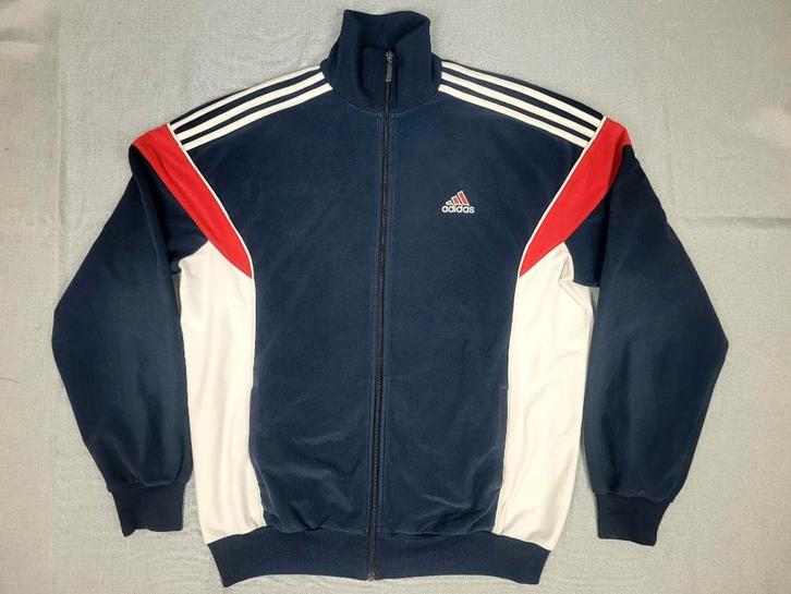 Adidas jas maat XL, Kleding | Heren, Sportkleding, Zo goed als nieuw, Algemeen, Maat 56/58 (XL), Blauw, Ophalen