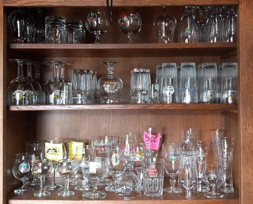 bierglazen/ wijnglazen, Verzamelen, Biermerken, Zo goed als nieuw, Glas of Glazen, Jupiler, Ophalen of Verzenden