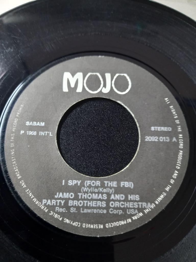 Jamo Thomas - I Spy (For The FBI) '' Popcorn ", CD & DVD, Vinyles Singles, Utilisé, Single, R&B et Soul, 7 pouces, Enlèvement ou Envoi