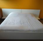 Tweepersoonsbed + matrassen en lattenbodems, Huis en Inrichting, Slaapkamer | Bedden, Ophalen, Verstelbaar