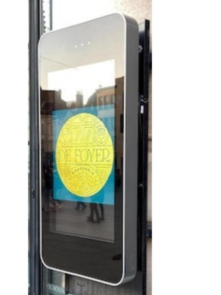 Digitaal reclamescherm outdoor, Audio, Tv en Foto, Professionele apparaten, Zo goed als nieuw, Tv en Weergevers, Ophalen