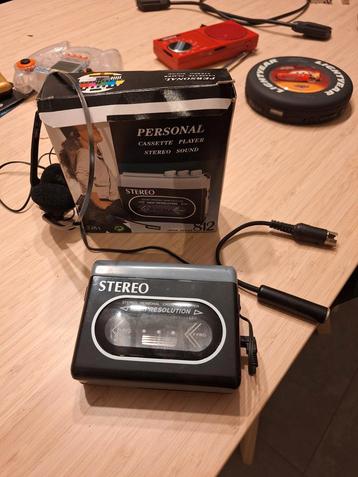 Vintage- Stereo cassette player 812 incl. doos & koptelefoon beschikbaar voor biedingen