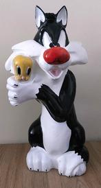 Beeld 57 cm, Sylvester and Tweety, Ophalen of Verzenden, Looney Tunes, Gebruikt, Beeldje of Figuurtje