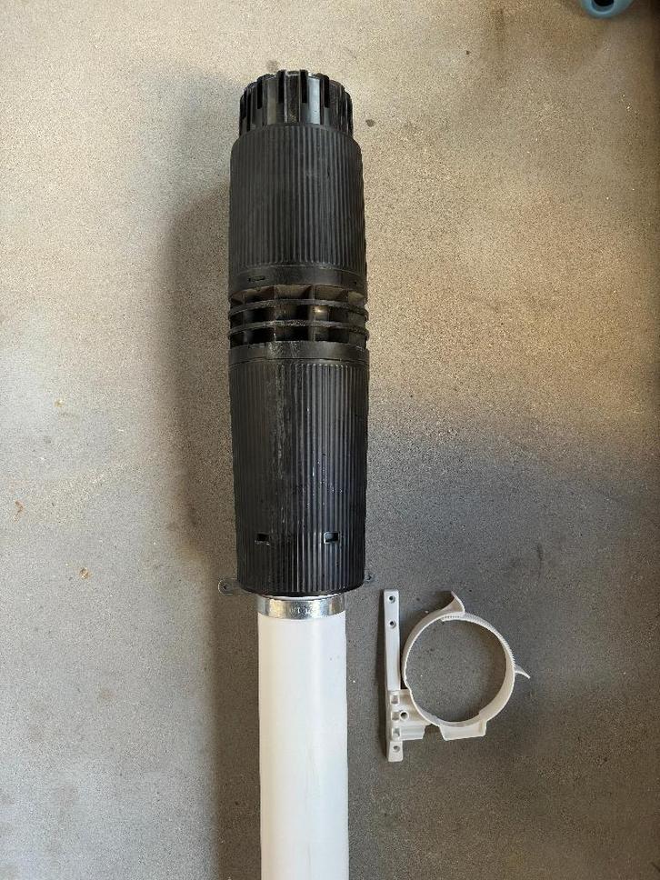 Rolux 5G Dakdoorvoer 60/100 PP - NIEUW  (Inclusief beugel), Doe-het-zelf en Bouw, Verwarming en Radiatoren, Nieuw, Ophalen