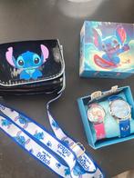 Lot de 3 articles Disney.  2 montres + 1 petit sac . STITCH, Ophalen of Verzenden, Nieuw, Jongen of Meisje