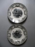 Parti.verk.2  Antieke plate porselain  BOCH BORDEN NAPOLEON, Verzamelen, Militaria | Algemeen, Verzenden, Landmacht, Overige typen