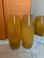 Prachtige grote oranje vazen of decoratie - 2 stuks -, Ophalen, Oranje, Glas