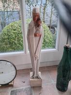 Art deco gips polychroom gestilleerd mariabeeld F. Gengler, Antiquités & Art, Antiquités | Objets religieux, Enlèvement ou Envoi