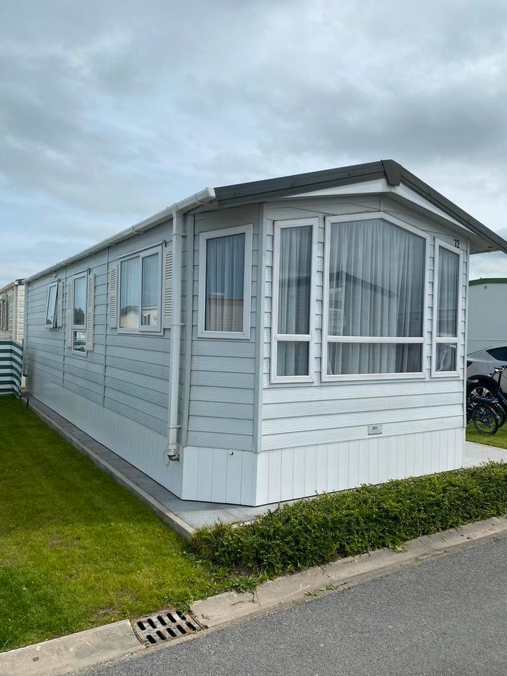 Mooie stacaravan te Middelkerke, Caravans en Kamperen, Stacaravans, tot en met 6, Ophalen