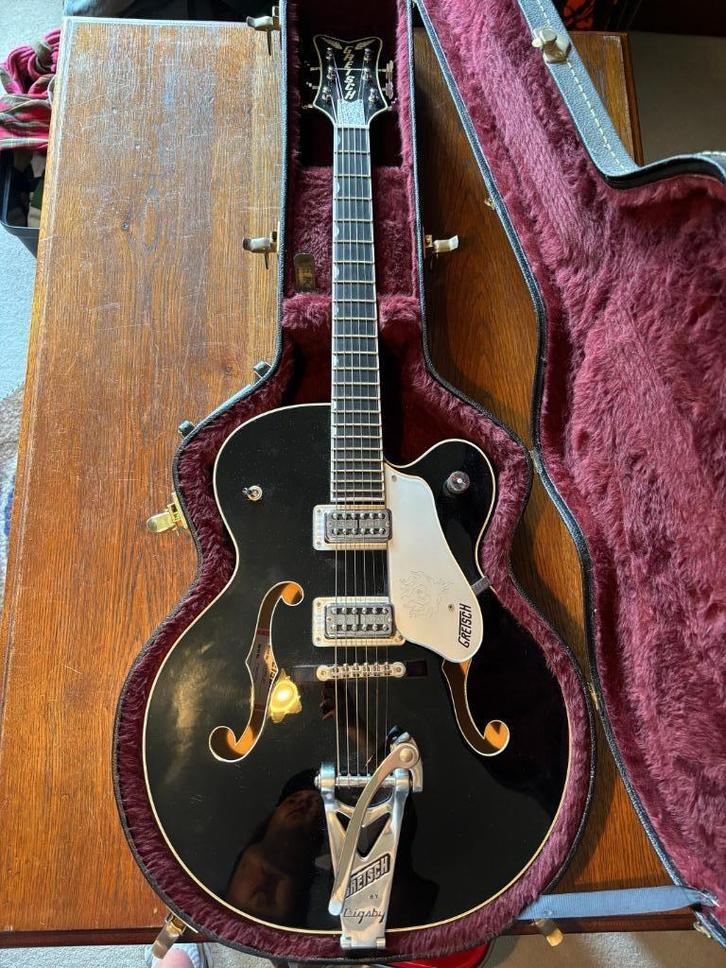 Elektrische gitaar Gretch Brian Setzer, Muziek en Instrumenten, Snaarinstrumenten | Gitaren | Elektrisch, Zo goed als nieuw, Hollow body