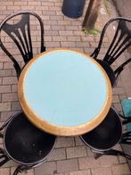 Circa 50 bistrotafel + stoelen, Ophalen