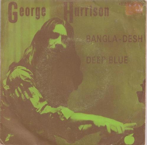 George Harrison – Bangla-Desh / Deep blue - Single, CD & DVD, Vinyles Singles, Utilisé, Single, Pop, 7 pouces, Enlèvement ou Envoi