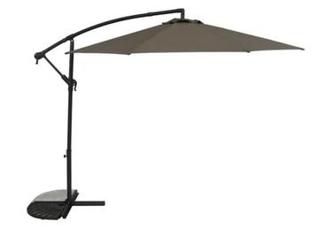 Parasol Central Park 290cm, Parasol sur pied, Enlèvement, Réglable, Utilisé