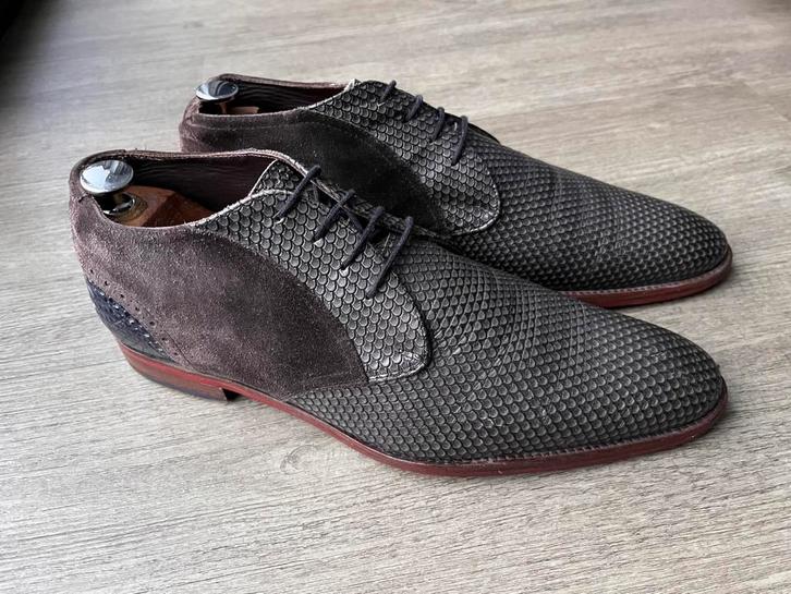 Floris van Bommel herenschoenen maat 8 / 42, Vêtements | Hommes, Chaussures, Comme neuf, Chaussures à lacets, Autres couleurs