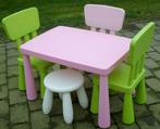 Kindertafel met stoeltjes Ikea, Kinderen en Baby's, Kinderkamer | Tafels en Stoelen, Ophalen, Zo goed als nieuw, Tafel(s) en Stoel(en)