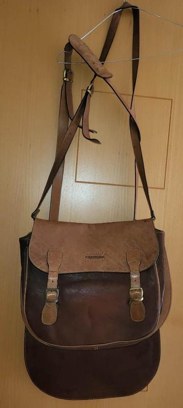 sac cuir véritable double voir photos beschikbaar voor biedingen