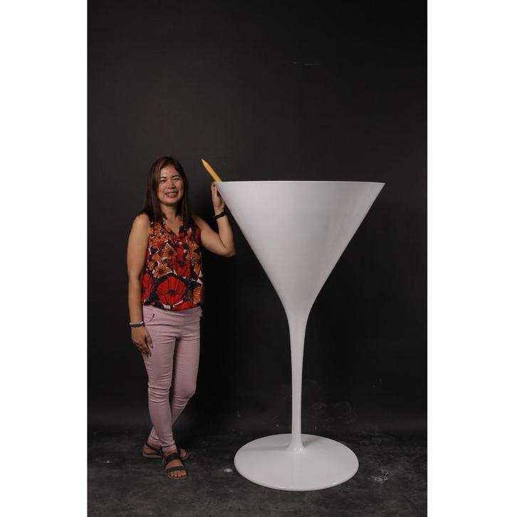 Verre à cocktail - Décoration en verre à cocktail - 165 cm, Collections, Marques & Objets publicitaires, Neuf, Enlèvement