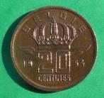 1954 20 centimes "Mineur" en Nl Port 1,50 euro par courrier, Timbres & Monnaies, Monnaies | Belgique, Enlèvement, Monnaie en vrac