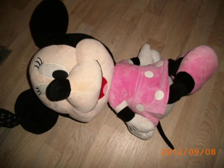 Grande peluche Minnie avec réduction Noel, Verzamelen, Disney, Zo goed als nieuw, Knuffel, Overige figuren, Ophalen
