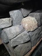 2 pallets met stenen, Papve de Bruxelles, Tuin en Terras, Grind, Keien en Split, Ophalen, Gebruikt, Grijs, Overige typen
