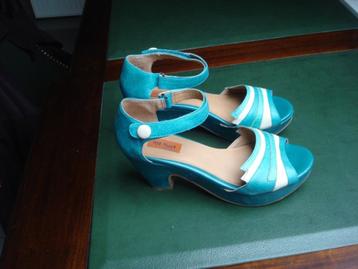 Miz Mooz blauwe sandalen, dames. mt 37 
