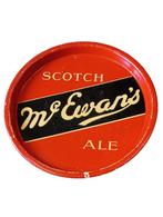 Scotch Mc Ewan's Ale dienblad., Collections, Marques & Objets publicitaires, Utilisé, Enlèvement ou Envoi
