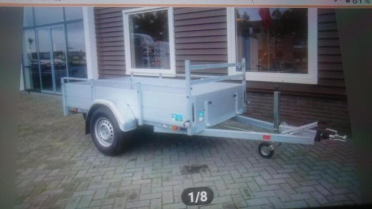 Remorque Anssems BSX1350 avec plaque d'immatriculation, Caravanes & Camping, Auvents, Enlèvement