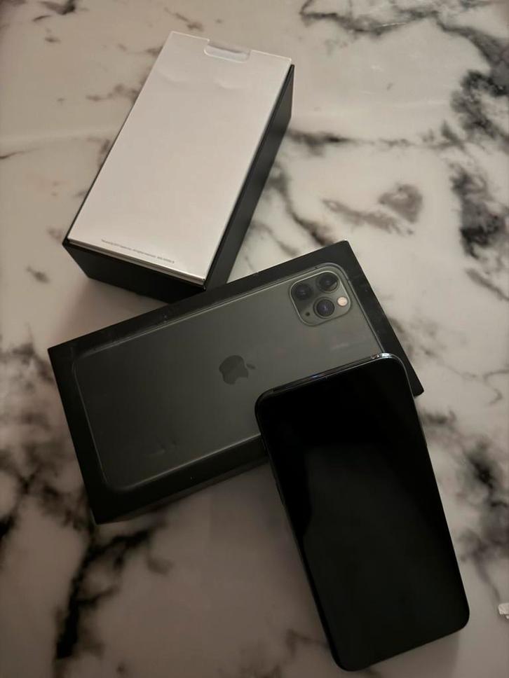 Apple iPhone 11 Pro Max, Télécoms, Téléphonie mobile | Apple iPhone, iPhone 11 Pro Max, Vert, Enlèvement ou Envoi