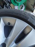 4 pneus hiver + jantes origine, Auto-onderdelen, Banden en Velgen, Ophalen, Gebruikt, Banden en Velgen, 17 inch