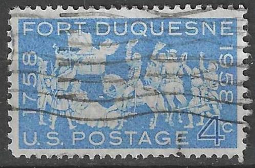 USA 1958 - Yvert 656 - Verovering van Fort Duquesne (ST), Postzegels en Munten, Postzegels | Amerika, Gestempeld, Verzenden