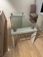 Table en verre 6 place, Maison & Meubles, 150 à 200 cm, Cinq personnes ou plus, Verre, Enlèvement