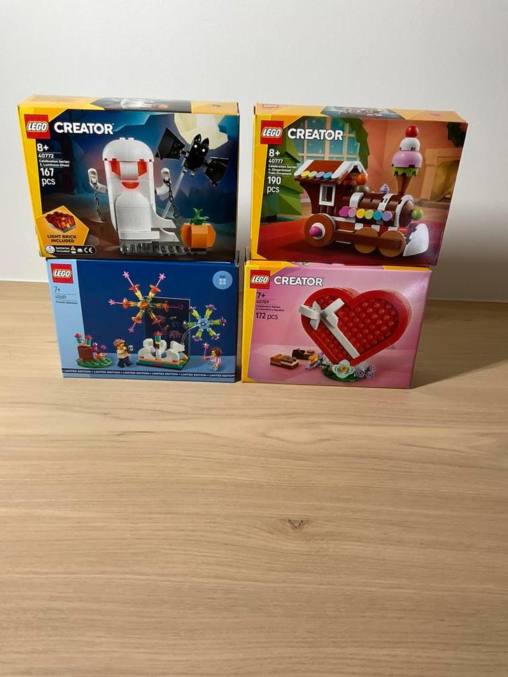 Lego celebration Series 1 , 2 , 3 en 4 Nieuw Kerst 40777 enz, Enfants & Bébés, Jouets | Duplo & Lego, Neuf, Lego, Enlèvement ou Envoi