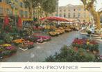 AIX EN PROVENCE -  Bloemenmarkt, Verzamelen, Postkaarten | Buitenland, Ophalen of Verzenden, 1980 tot heden, Gelopen, Frankrijk