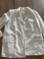 Witte linnen blazer H&M, Kleding | Dames, Jasjes, Kostuums en Pakken, Ophalen of Verzenden, Nieuw, Maat 36 (S)