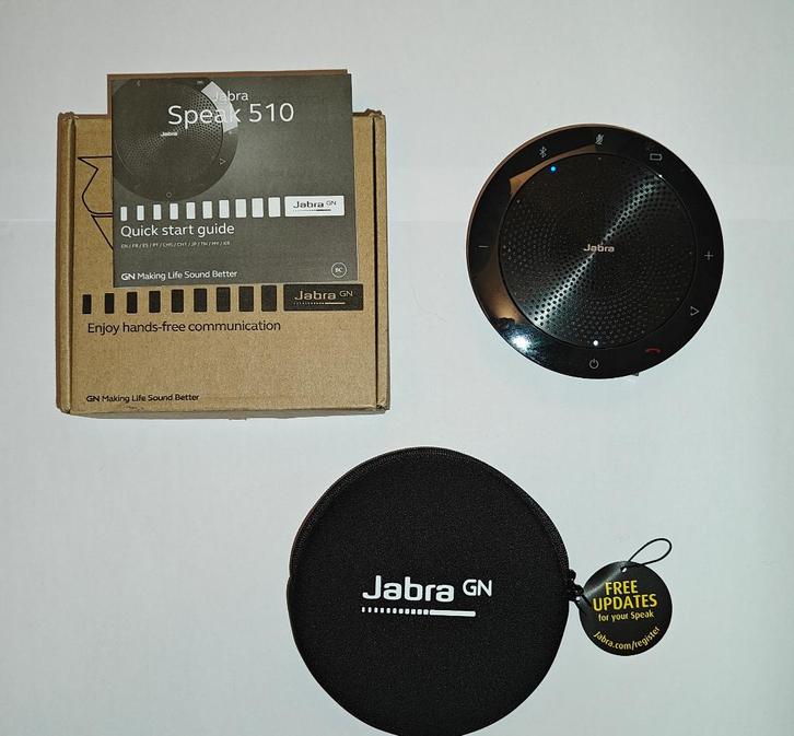 Jabra 510 bluetooth/USB speaker., Computers en Software, Pc speakers, Nieuw, Ophalen