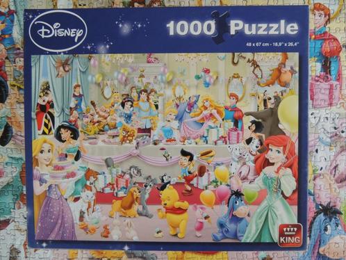 Puzzle 1000 pièces - Disney - Happy Birthday, Hobby en Vrije tijd, Denksport en Puzzels, Legpuzzel, Ophalen
