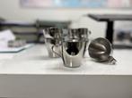 Tasses expresso en acier inoxydable à double paroi. Lot de 6, Maison & Meubles, Cuisine | Vaisselle, Comme neuf, Enlèvement, Autres matériaux