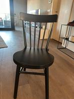 2x zwarte stoel te koop, Huis en Inrichting, Stoelen, Ophalen, Zo goed als nieuw, Twee