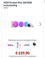 NZXT Kraken plus 360 RGB waterkoeling., Computers en Software, Computerkoelers, Ophalen of Verzenden, Waterkoeling