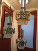 Vintage Space Age Pop Art trapsgewijze hanglamp met 3 lampen, Ophalen